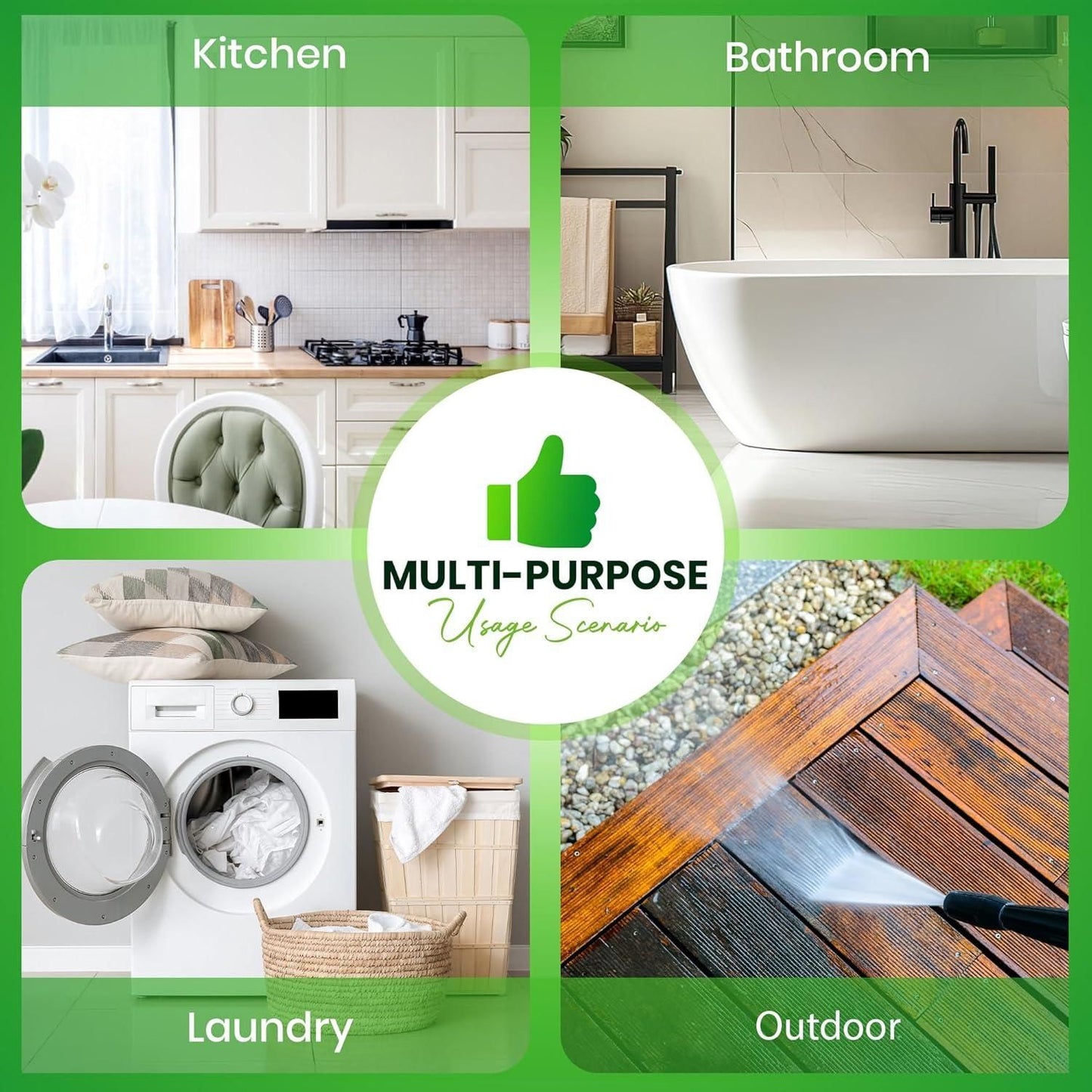 Crest-O-Mint Oil Multi-Purpose Cleaner Degreaser Deodorant 200ml Each (Pak of 2)