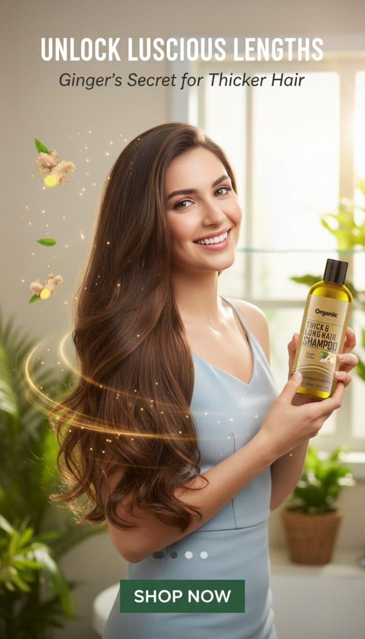 Hair Shampoo with Ginger Extract 200 ml each Pack of 2