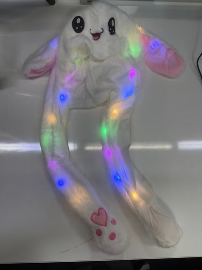 Cute Rabbit Plush Bunny Cap - The Ears Pop Hat Funny Bunny