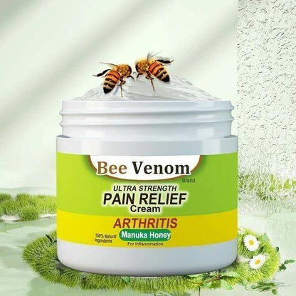 30 DAY MONEY BACK OFFER!! #1 Bee Venom Pain Relief Cream Buy 1 Get 2 Free! ⭐⭐⭐⭐
