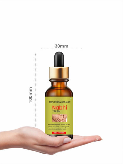 🌿 Nabhi Tailam – 100% Pure & Organic Navel Oil (Pack of 2)