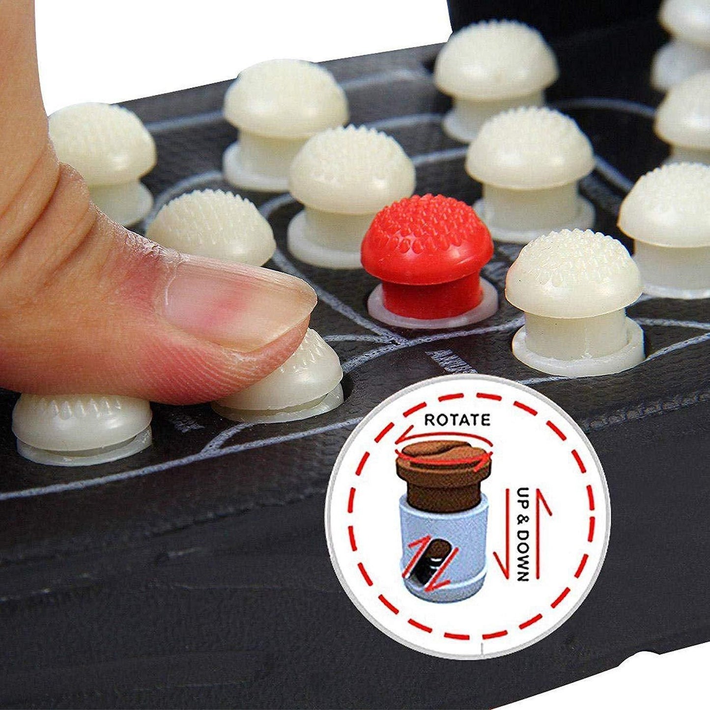 Spring Acupressure and Magnetic Therapy Slippers | Relieve Pain, Boost Circulation, Reduce Stress