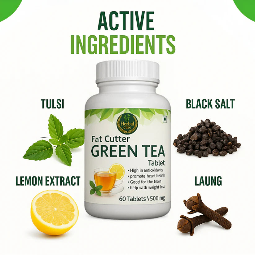 Fat Cutter Green Tea Tablet  12 Reviews